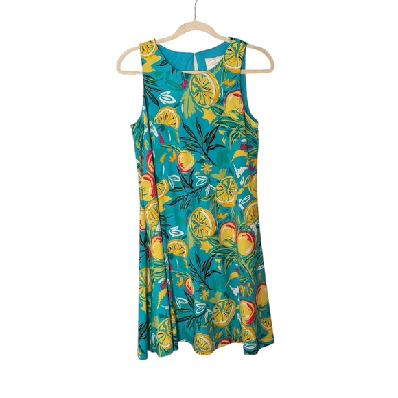 Pappagallo Dresses & Skirts - Pappagallo Turquoise and Yellow Dress